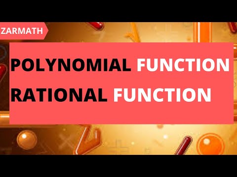 Polynomial Functions | Rational Functions | Types Of Functions | Zarmath
