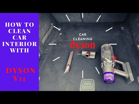 Clean car interiors with Dyson V11
