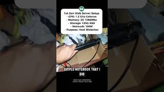 IT Pips, sharing my old footage for my first 3 servers. #it #webserver #cloudengineer 