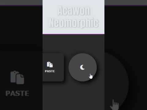 Neumorphic Buttons 🔥 Light & Dark Mode UI Design