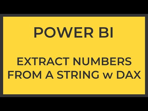 Extract Numbers from Text with DAX in Power BI with ADDCOLUMNS GENERATESERIES MID CONCATENATEX SUMX