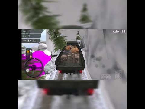 Winter Expedition:Truck Driver Adventure Conquering Treacherous Snowy Road with an Old Russian Truck