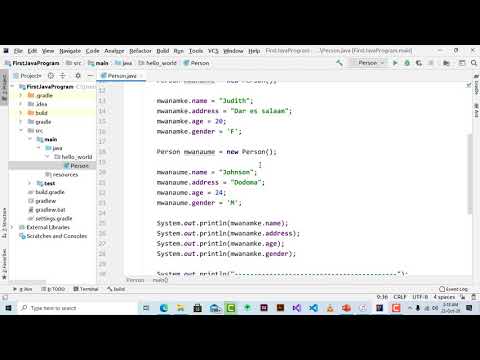 Introduction to Java Programming (Swahili) Classes and Objects in java. part 15