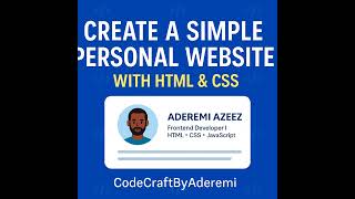 HTML for beginners: Build Your First Web Page