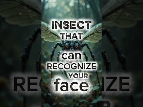 This INSECT Can RECOGNIZE Your FACE… And It’s Not What You Think! #animals #insect #funfacts