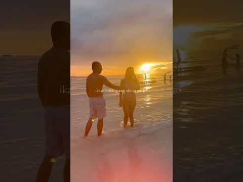 Ikaw lamang ang aking gusto #sunset #boracay #beach #couple
