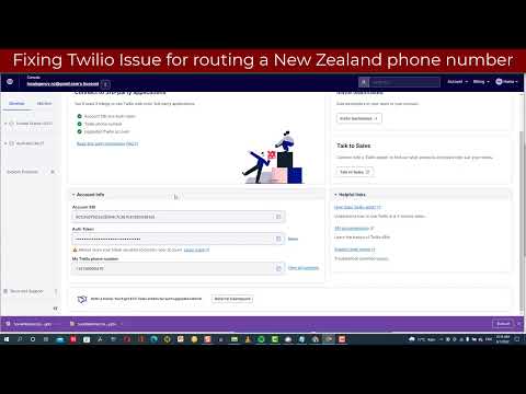 Not A How To Connect NZ Phone Number to Twilio Video | But Hazily Remembered Steps I Stumbled On