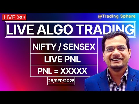 Live Nifty Algo Trading Video. Live PNL. 25/Sep/2025.