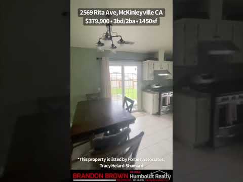 Video walk through of a McKinleyville home that just hit the market!