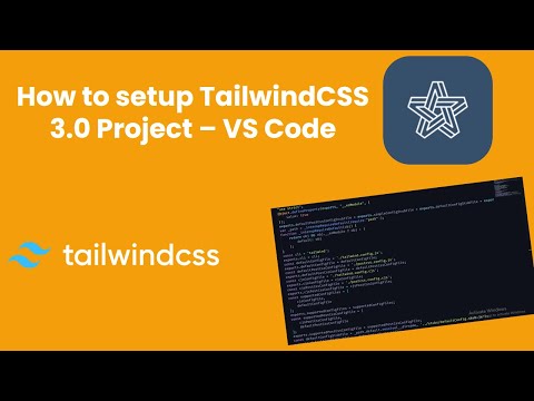 Setup TailwindCSS v3 | VSCode | Tailis#tailwind #tailwindcss #tailwindtutorial #tailwindv3.0#vscode