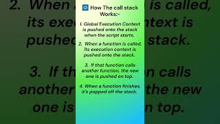 JavaScript call stack #freecodecamp #javascript #shorts