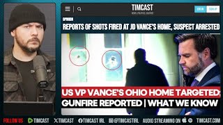 Reports Of SHOTS FIRED At JD Vance's Home, Suspect in Custody, May be Burglary, No Shots | Tim Pool