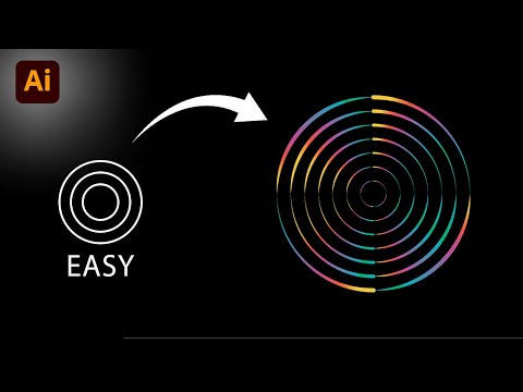 Circle Style logo design in adobe illustrator beginners tutorial