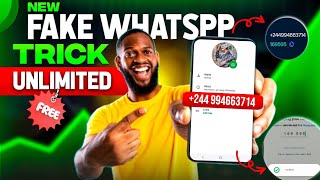 New Fake Whatspp Trick 🔥| Fake Whatsapp Kaise Banta Hai 2025 | Unlimited Fake Whatspp Trick 2025 😎
