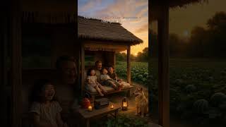 Farmer Family Life – A Joyful Childhood Afternoon #childhoodjoy #farmerfamily #village #shorts