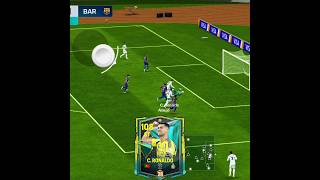 RONALDO DESTROYS BARCELONA 🤯⚽ | El Clásico Header | FC Mobile #Shorts