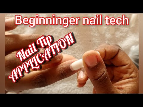 How to Apply nail Tips & Choose the Right Size/number. #beginnerfriendly
