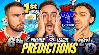 OUR 25/26 PREMIER LEAGUE PREDICTIONS