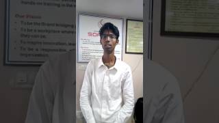 Trained and Placed student Mr. Shahrukh Pinjara form Sofcon Ahmedabad Branch