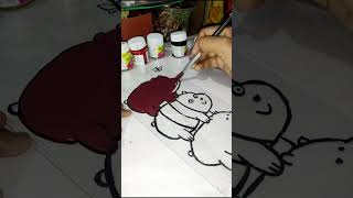 You know whome to tag🐻🐼🐨#artistlife #artistlove #painting #artist🎨🖌