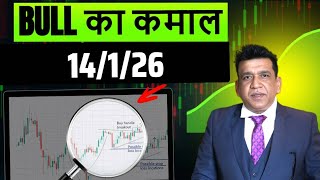 nifty prefiction for tomorrow & bank nifty analysis for wednesday 14/1/2025