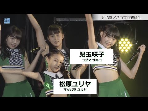 ハロプロ研修生「43度」(Zepp Tokyo) 2018.06.09