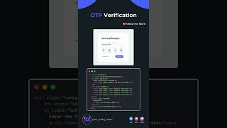 OTP Verification Animation | HTML, CSS, & JavaScript Tutorial#html #css #js #coding #neweffect#tech