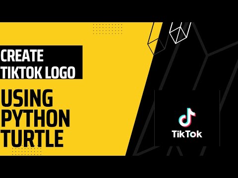 Tiktok logo #python turtle