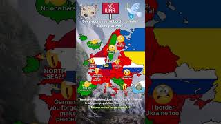 Does your country border a country at war? #mapping #map #geography #europe