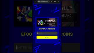 How To Get unlimeted free coins (750000 coins ) in eFootball 2025 .