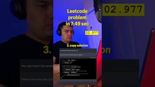 Solve Leetcode problems in 7 sec. #typescript #computerscience #webdev #chatgpt #javascript #python
