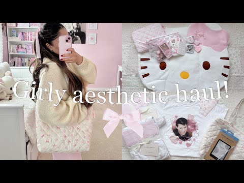 Aesthetic girly, coquette + bookish haul! | Aliexpress, Amazon, Shein, Etsy etc. 🎀📖🧸