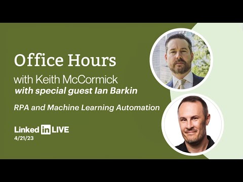 RPA and Machine Learning Automation with Ian Barkin