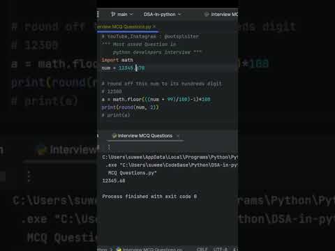 Python Interview question | Coding Tech Interview #python #pythonprogramming #coder #code