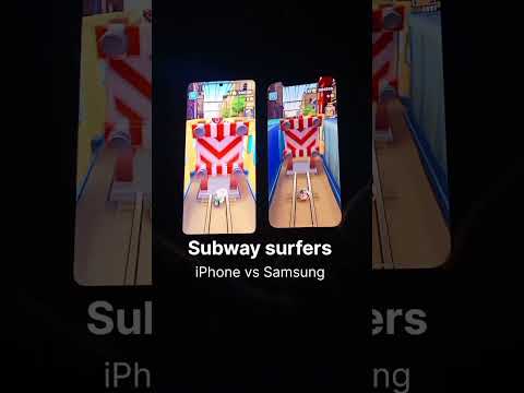Subway surfers Gameplay iPhone vs Samsung