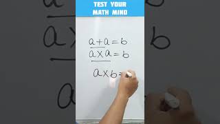 #maths #mathshack #mathbrainteaser #mathstricks #mathemagic #mathproblem #mathematics