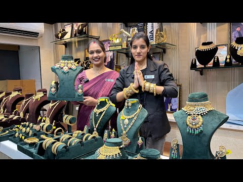 Cheapest Gold Jewellery Market in Delhi | Gold Rings Bangles Necklace Pendant Sets