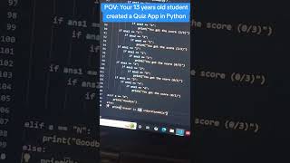 Want to learn Python? Contact us: +92 316 4693 579 #codingfun #programmingeducation #pythonlearning