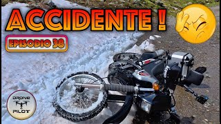 ⚠️Snow Accident 🏍️"Motorcycle+Drone" |#38| @DronePilot