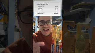 Sell toothbrushes on eBay for insane profits! #ebayseller #ebaysolds #sidehustleideasforextramoney