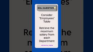 Write down the SQL Query! 2️⃣ #sql #sqlserver #coding #dotnet