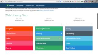 Exploring Webmaker's new Web Literacy resources section (June 2014)