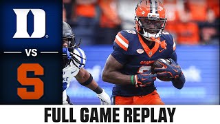 Duke vs Syracuse Full Game Replay | 2025 ACC Football