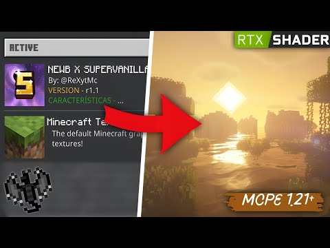 Best Shaders For MCPE 1.21+ 🔥| Newb x SuperVanilla Shader For Low End Devices 😍