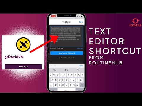 Exploring Edit Text: A Shortcut for Seamless Text Editing on Routinehub!