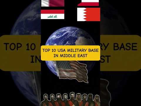 Top 10 USA military base in Middle east #iran #israel #b2bomber #usa #neuclearphysics #defencedeal
