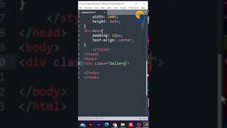 Image Gallery in Html | Css #coding #learnwebdevlopment #webdesign #olevel #webdevlearning
