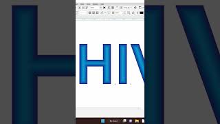 3D Text Design in CORELDRAW