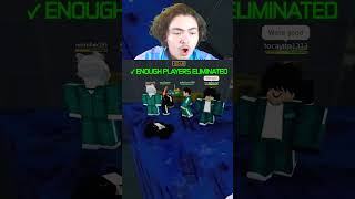 BRO GOT LUANCHED 🤣 #octopusgames #squidgamchallenge #roblox #squidgame #skysquidgame