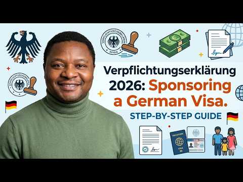 How to Sponsor a German Visa 2026: Verpflichtungserklärung Explained!